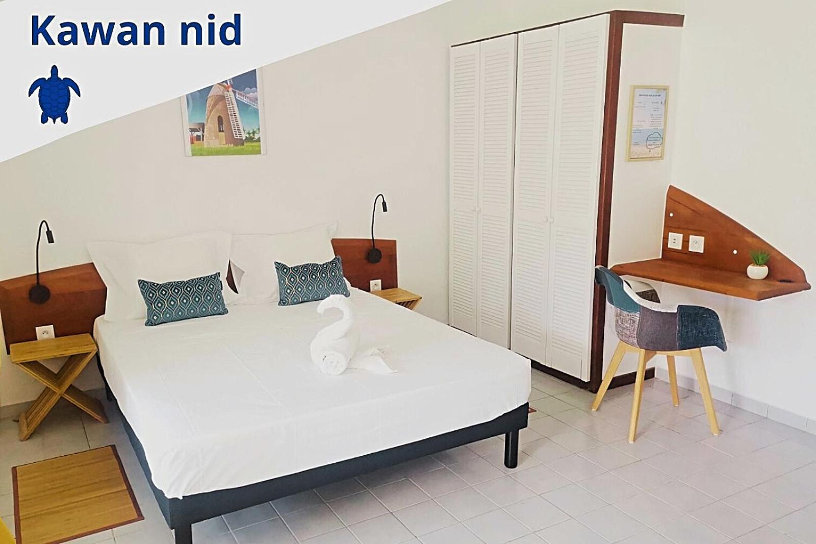Kawan Nid - Tout Confort, Plage A 2 Min A Pied, Piscine, Wifi, Climatisation Grand-Bourg  Ngoại thất bức ảnh